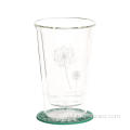 Vaso de vidrio de doble pared de 320 ml